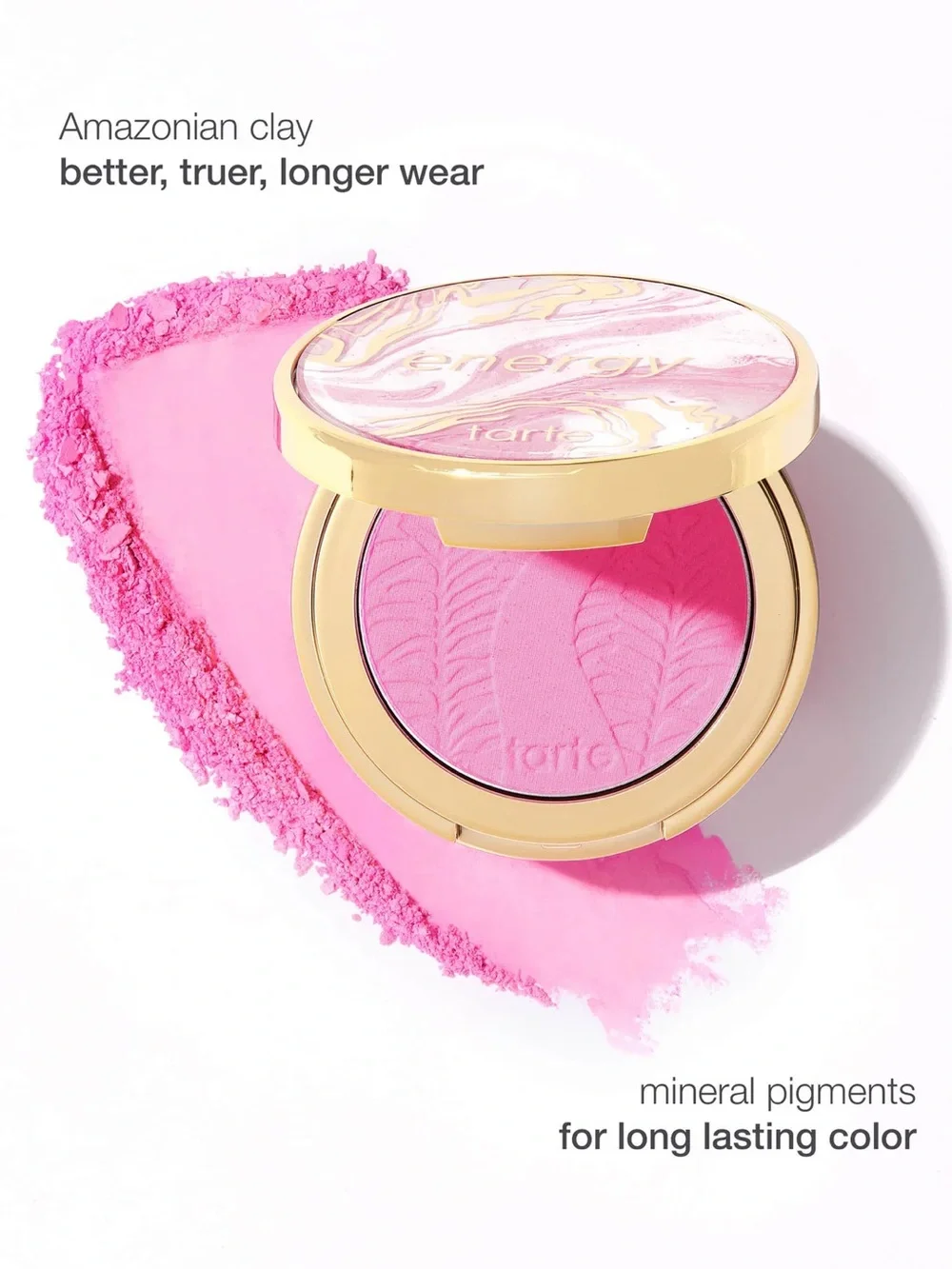 Tarte Amazonian clay 12-hour blush in energy NIB